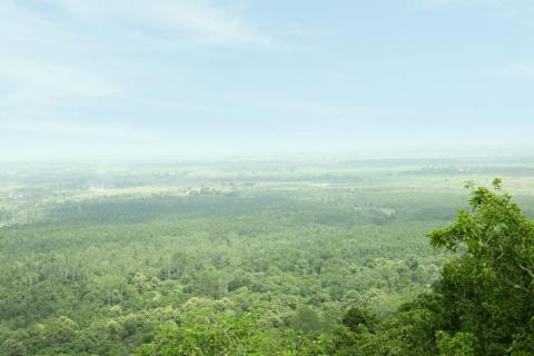 Scenic beauty from the top of Canary Hill, Hazaribagh, Jharkhand, India